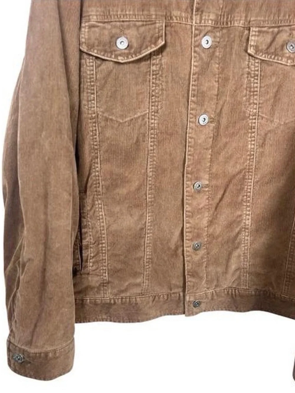 Daniel Cremieux Brown Corduroy Jacket - Men's Casual Trucker Coat
